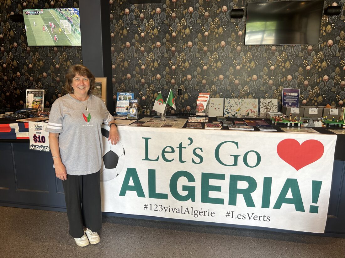 Lawrence's embrace of Algerian fans is international news; leaders hope this bond continues after the World Cup